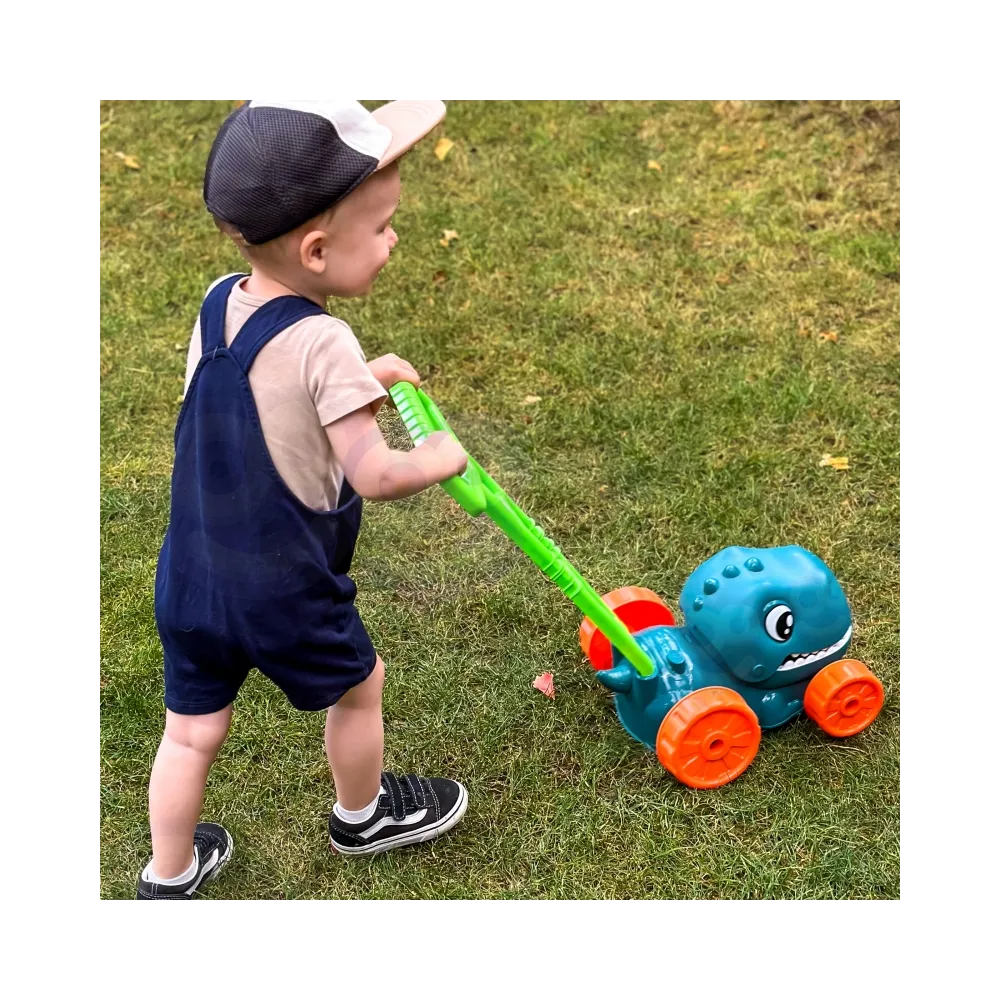 WOOPIE Kosiarka Ogrodowa Dino na Bańki Mydlane Dinozaur + Płyn