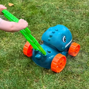 WOOPIE Kosiarka Ogrodowa Dino na Bańki Mydlane Dinozaur + Płyn