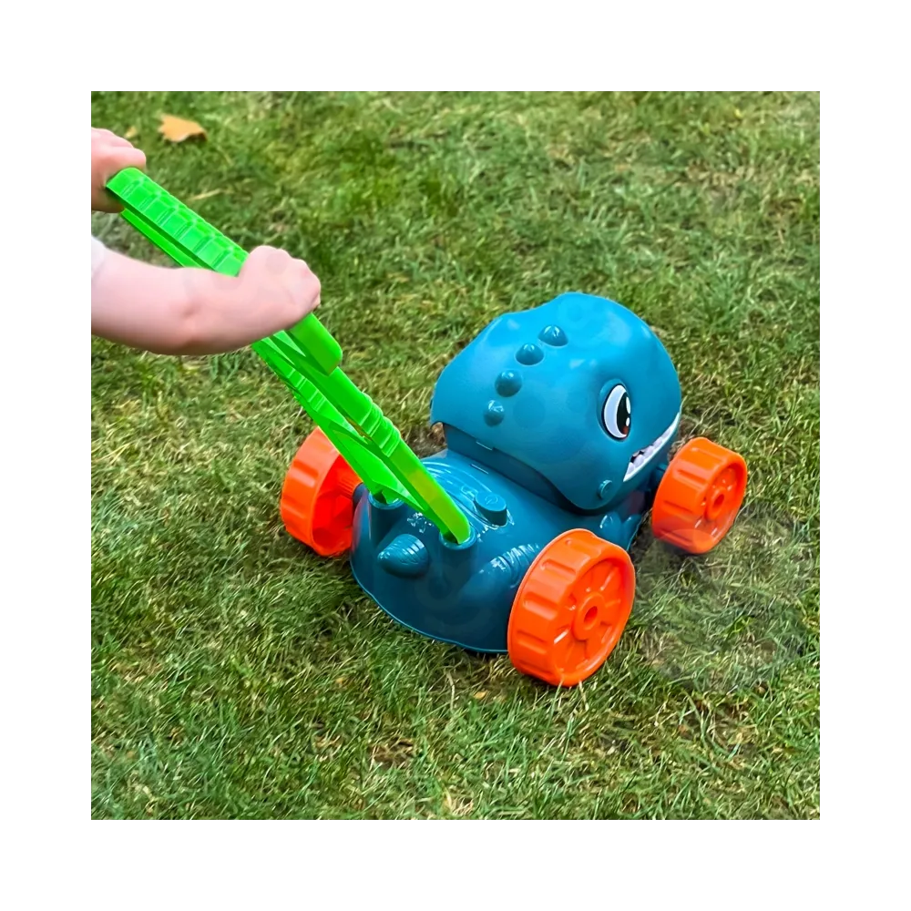 WOOPIE Kosiarka Ogrodowa Dino na Bańki Mydlane Dinozaur + Płyn