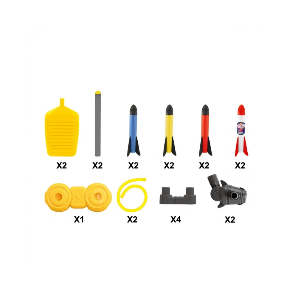 WOOPIE Podwójna Wyrzutnia Rakiet Piankowych 8szt.