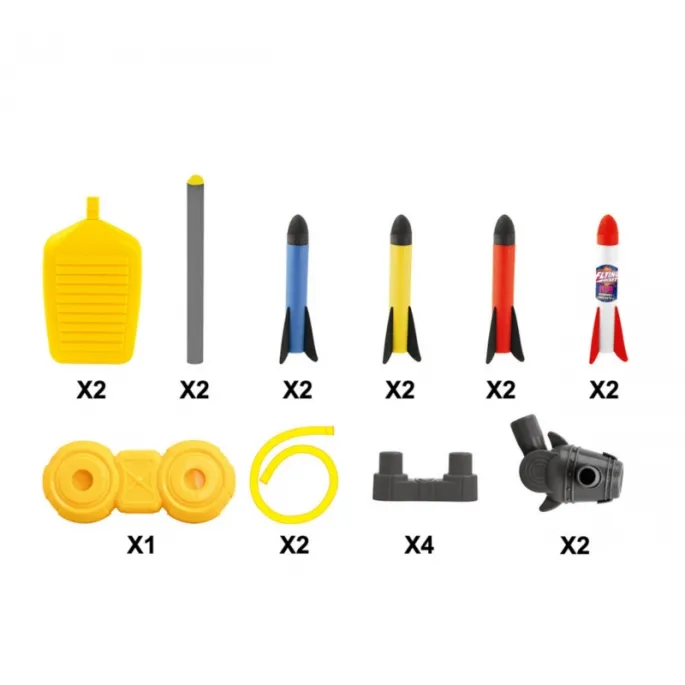 WOOPIE Podwójna Wyrzutnia Rakiet Piankowych 8szt.