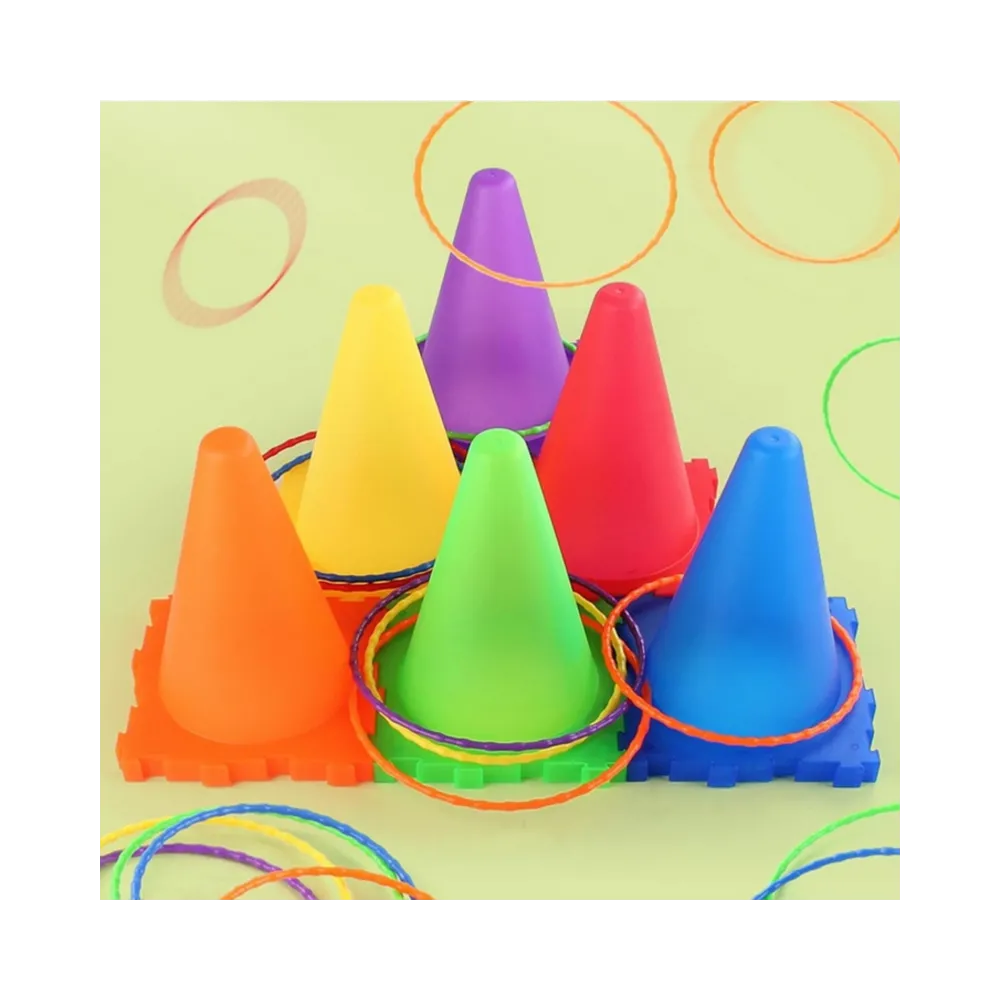 WOOPIE Zestaw Gra Ogrodowa 3w1 Rzut do Celu Pachołki Obręcze Woreczki 30 el.