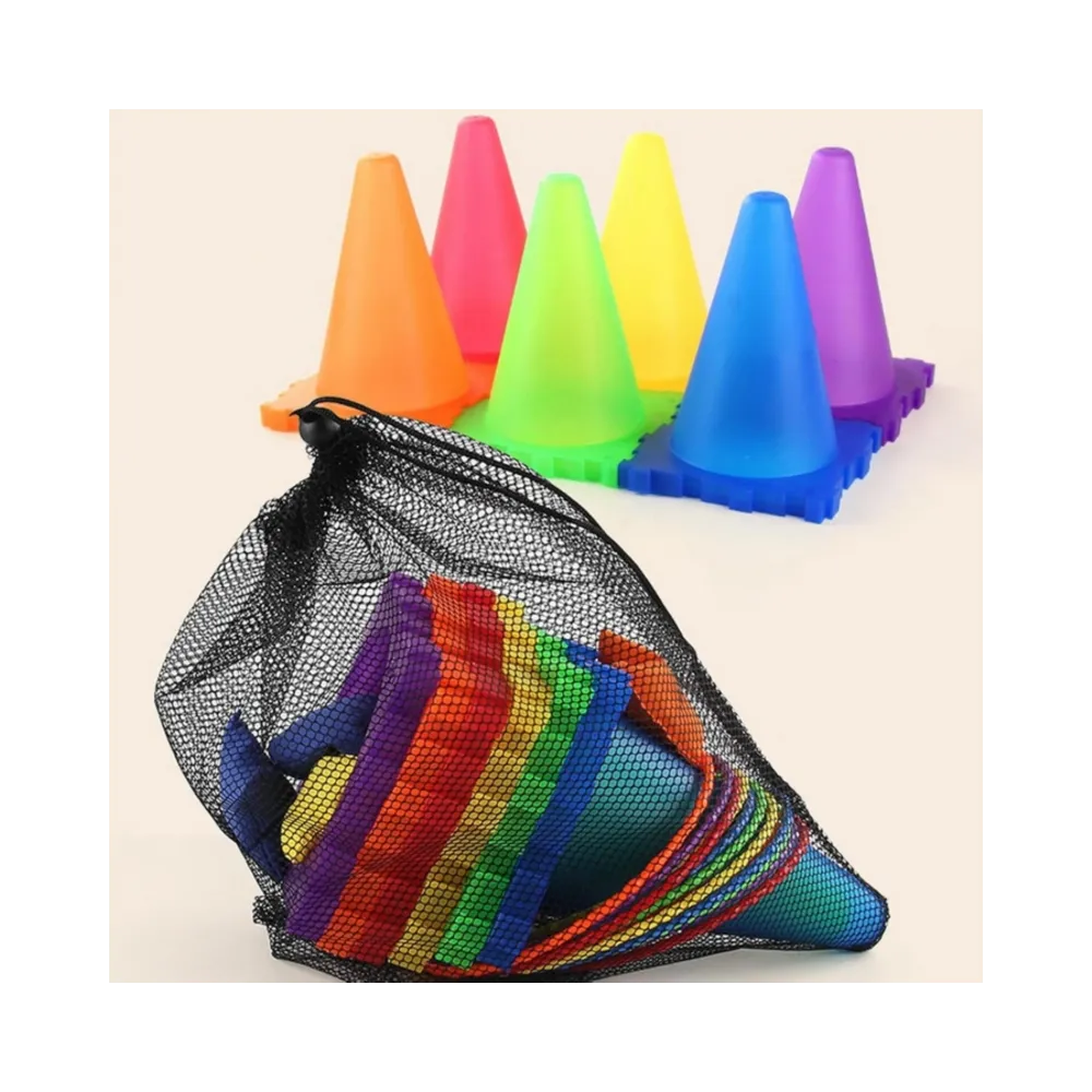 WOOPIE Zestaw Gra Ogrodowa 3w1 Rzut do Celu Pachołki Obręcze Woreczki 30 el.