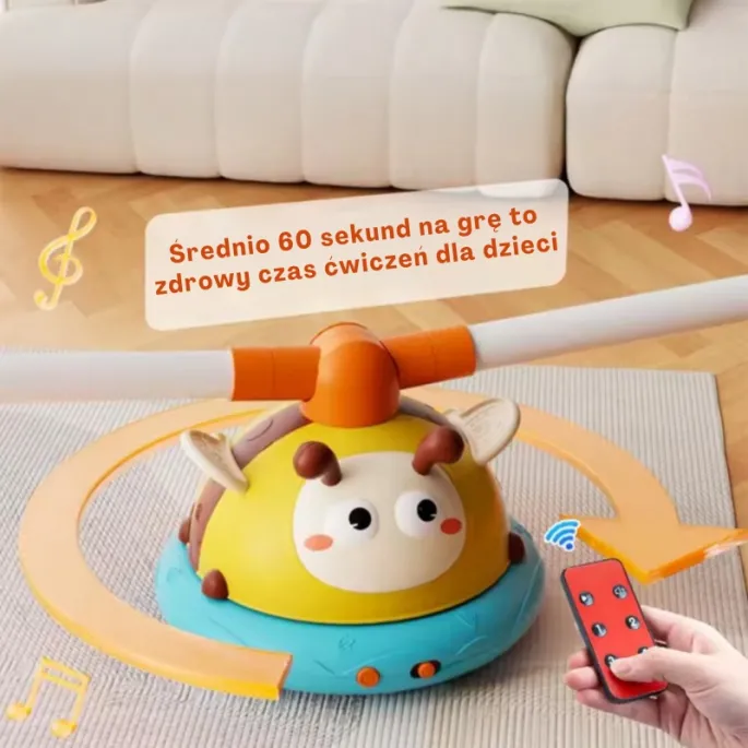 Zestaw do rzucania obręczami z regulowaną prędkością