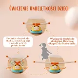 Wesoła pszczółka jako baza skakanki dla najmłodszych