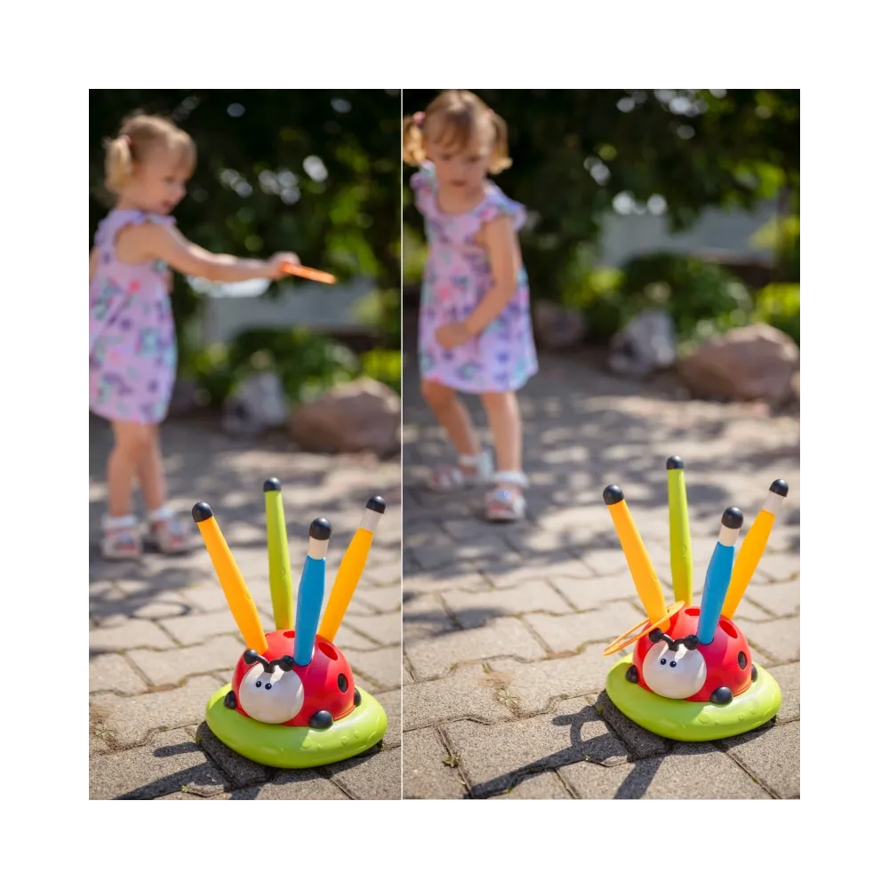 WOOPIE Gra Zręcznościowa 3w1 Wyrzutnia Rakiet Skakanka Rzut do Celu Biedronka