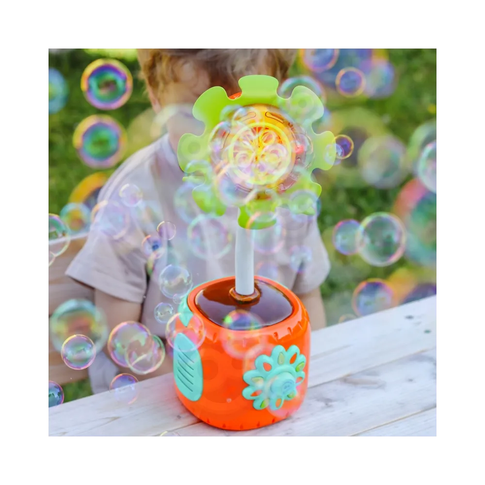 WOOPIE Interaktywny Słonecznik Maszyna do Baniek Mydlanych