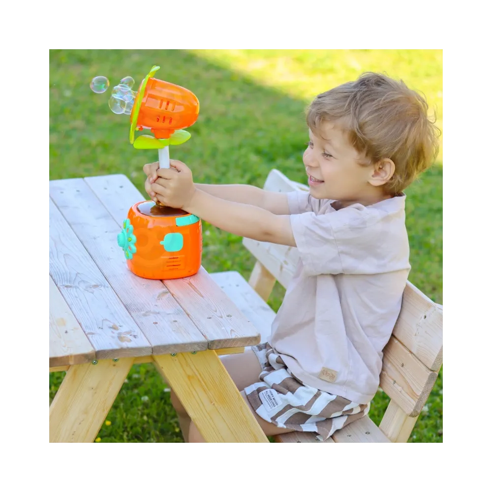 WOOPIE Interaktywny Słonecznik Maszyna do Baniek Mydlanych