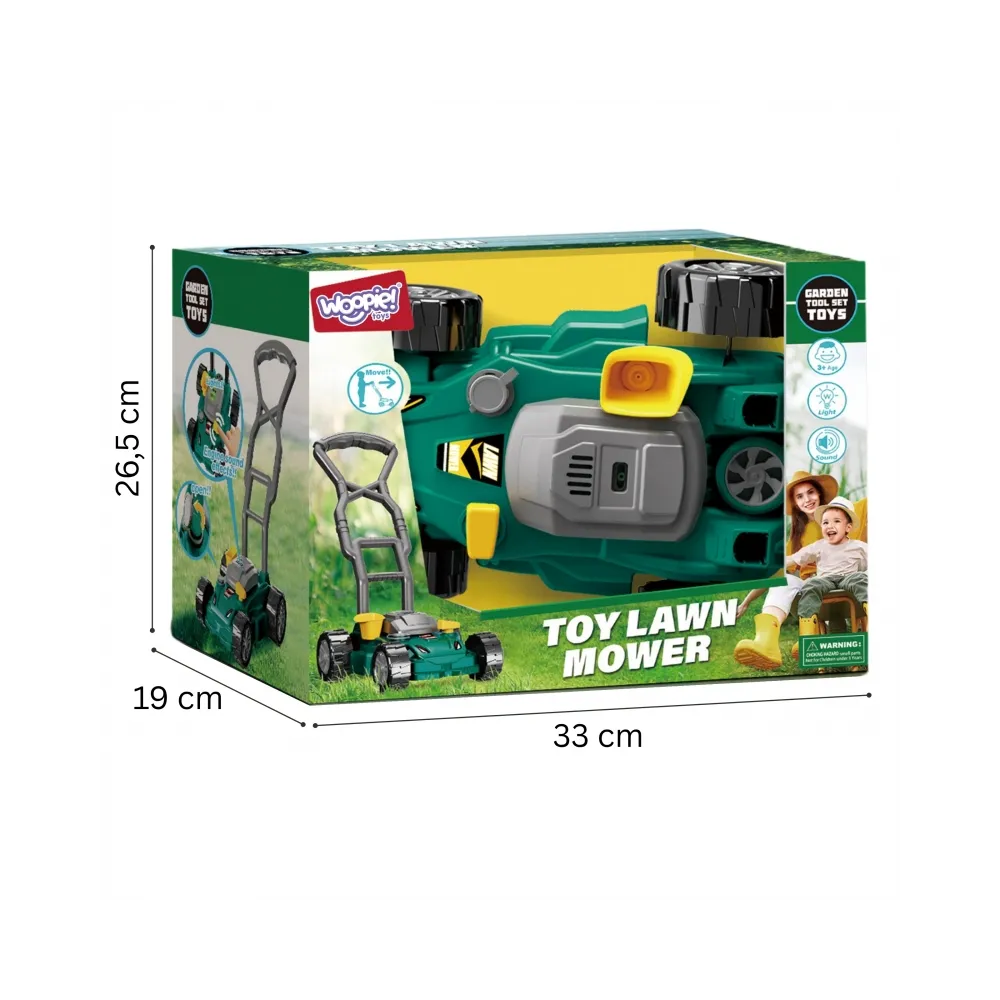 Realistyczna kosiarka pchacz z dźwiękiem i światłem