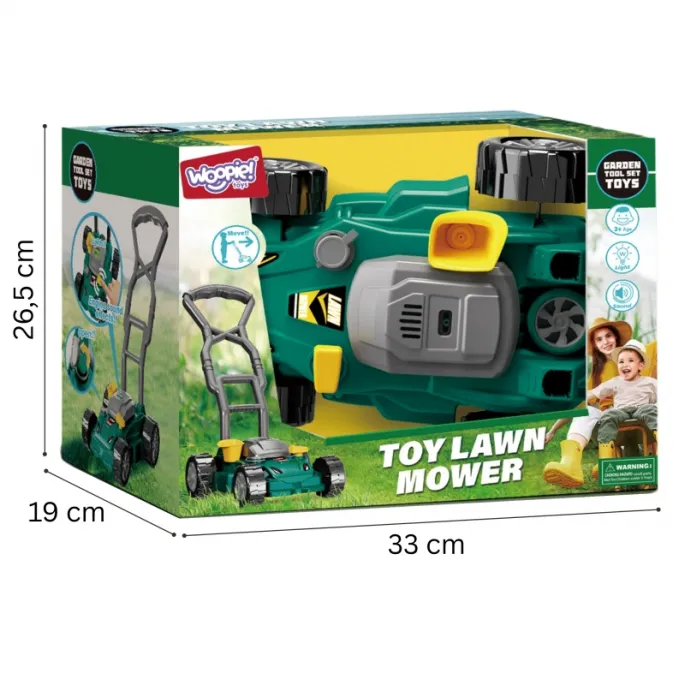 Realistyczna kosiarka pchacz z dźwiękiem i światłem