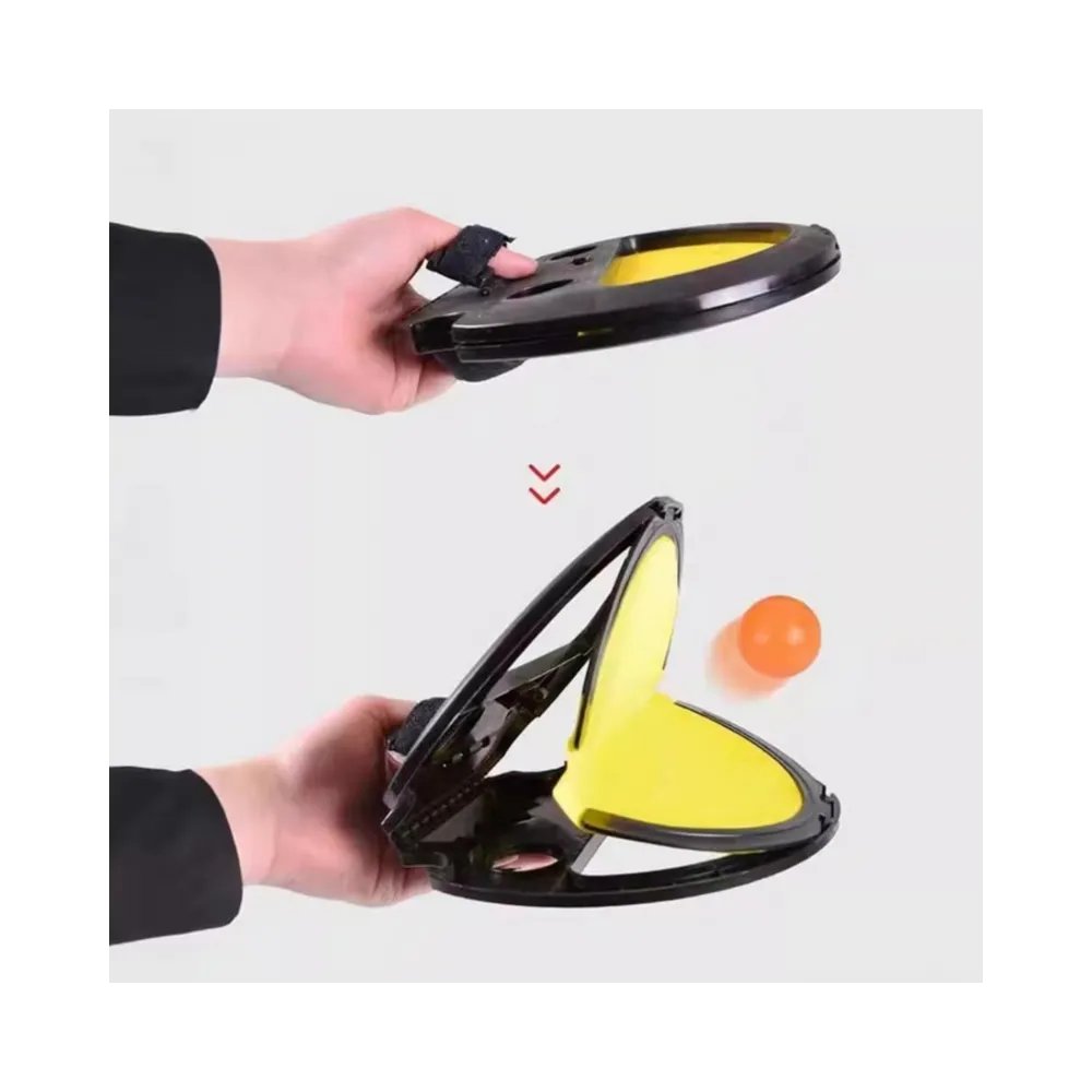 WOOPIE Catch Ball Gra Zręcznościowa Rzucaj Łap Paletka+ 2 Piłki