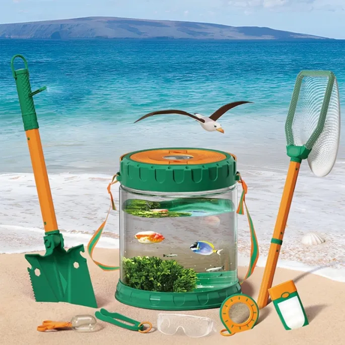 Pojemnik na owady z lupą dla małych badaczy