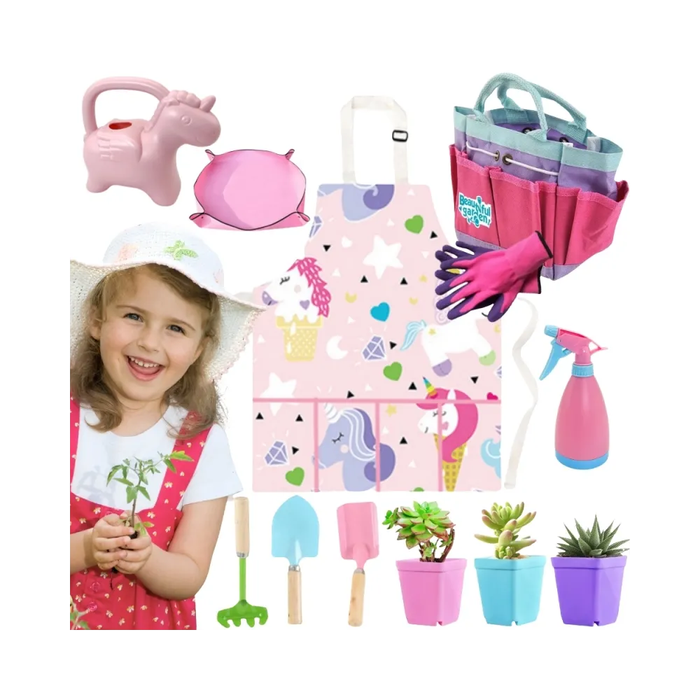 Zestaw do ogrodnictwa dla dzieci z jednorożcem