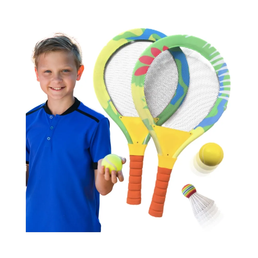 WOOPIE Paletki Plażowe do Badmintona Rakietki Zestaw