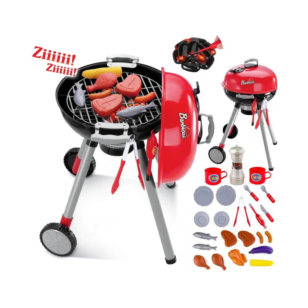 Grill dla dzieci z akcesoriami do grillowania
