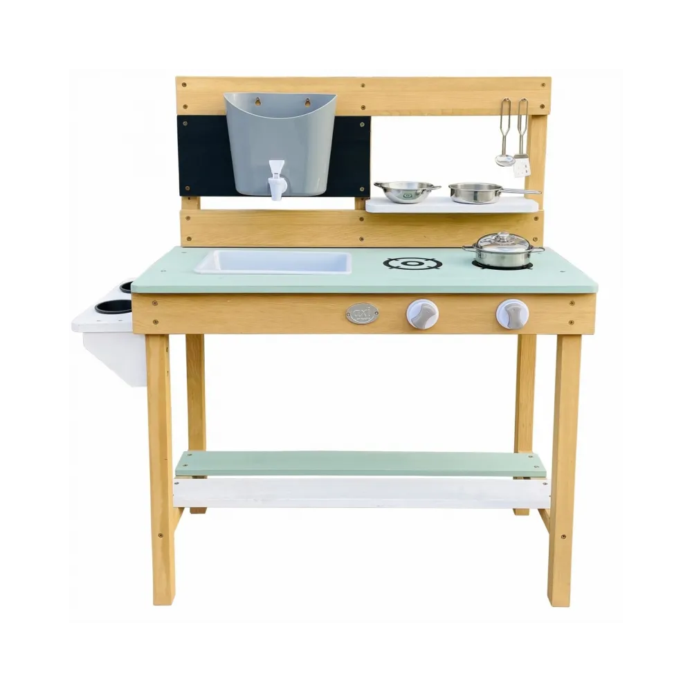 AXI Duża Drewniana Kuchnia Zabawa Woda i Piaskiem