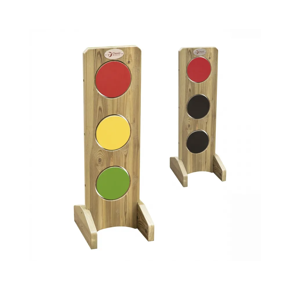 CLASSIC WORLD EDU Drewniany Sygnalizator Świetlny XXL
