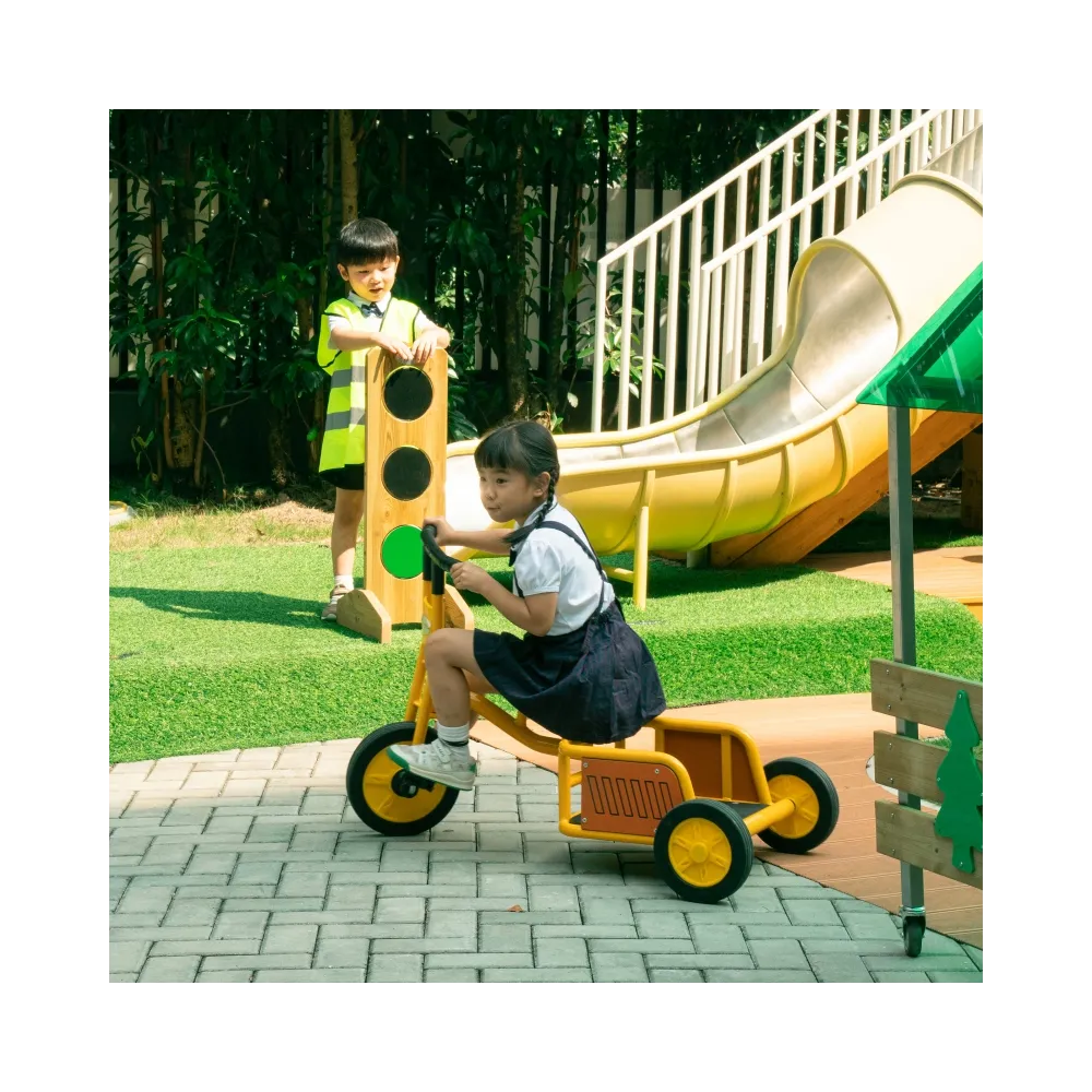 CLASSIC WORLD EDU Drewniany Sygnalizator Świetlny XXL