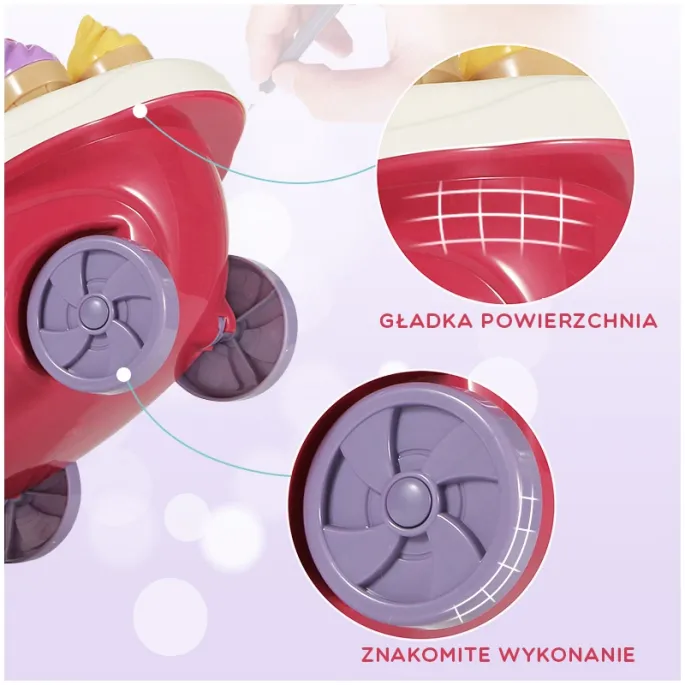 Wózek z lodami z różnymi smakołykami