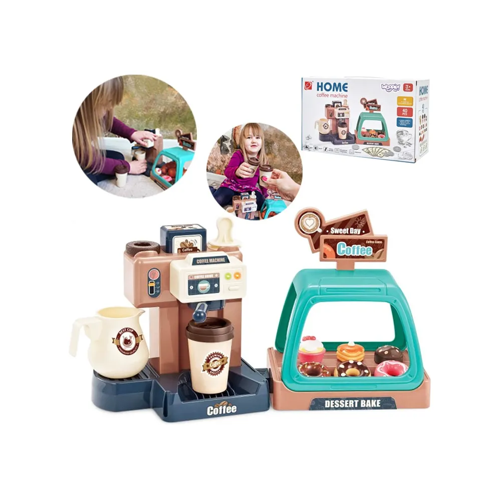 WOOPIE Zestaw Kawiarnia Ekspres do Kawy + Witryna na Ciastka