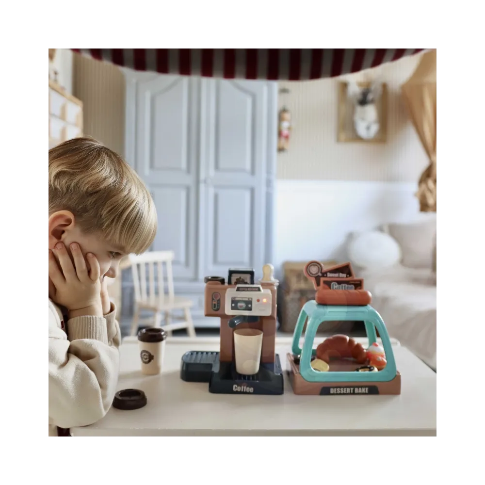 WOOPIE Zestaw Kawiarnia Ekspres do Kawy + Witryna na Ciastka