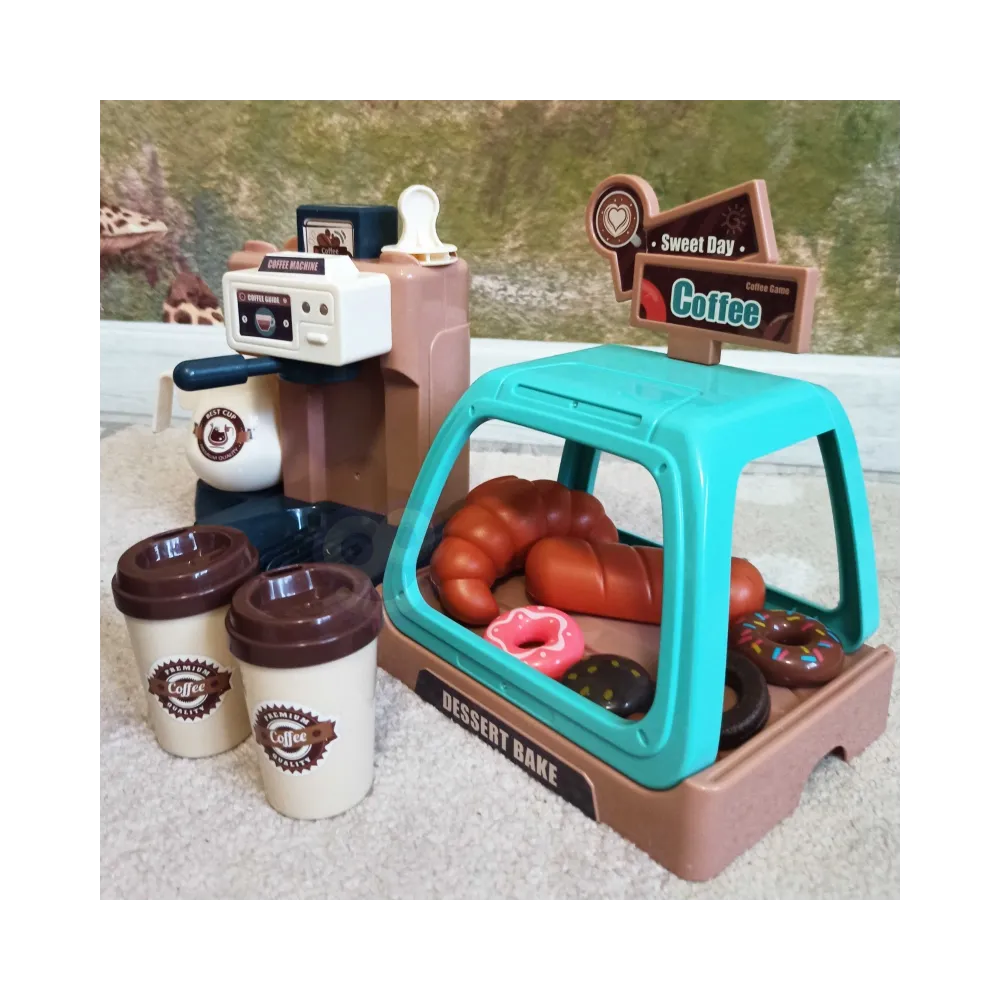 WOOPIE Zestaw Kawiarnia Ekspres do Kawy + Witryna na Ciastka