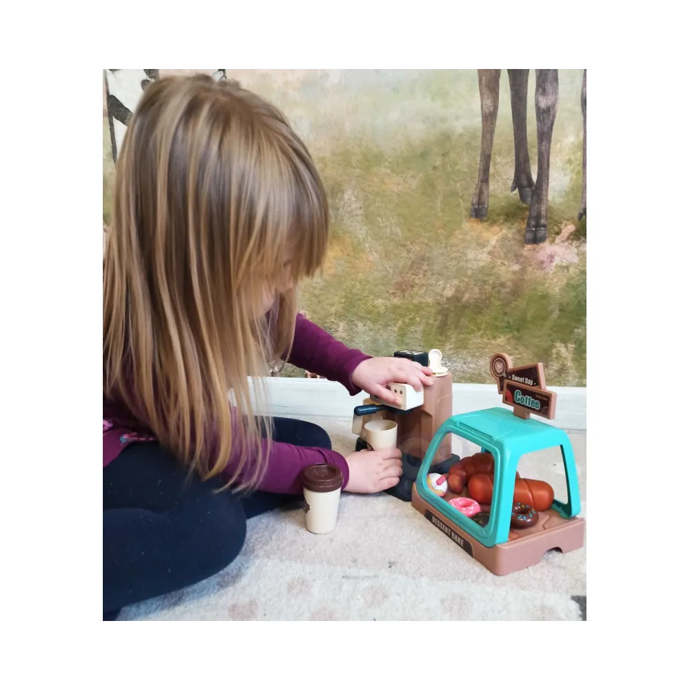 WOOPIE Zestaw Kawiarnia Ekspres do Kawy + Witryna na Ciastka