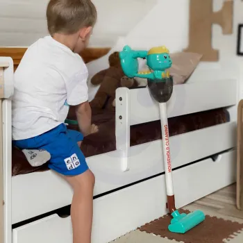 WOOPIE Interaktywny Odkurzacz Dino 3w1 z Funkcją Ssania, Światłem i Dźwiękiem