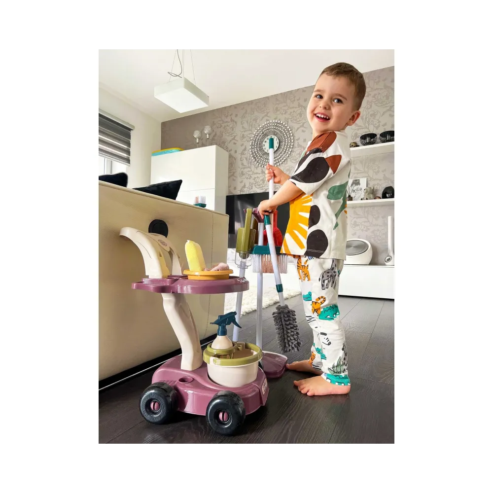 WOOPIE Zestaw do Sprzątania XXL Wózek 3w1 26 el.