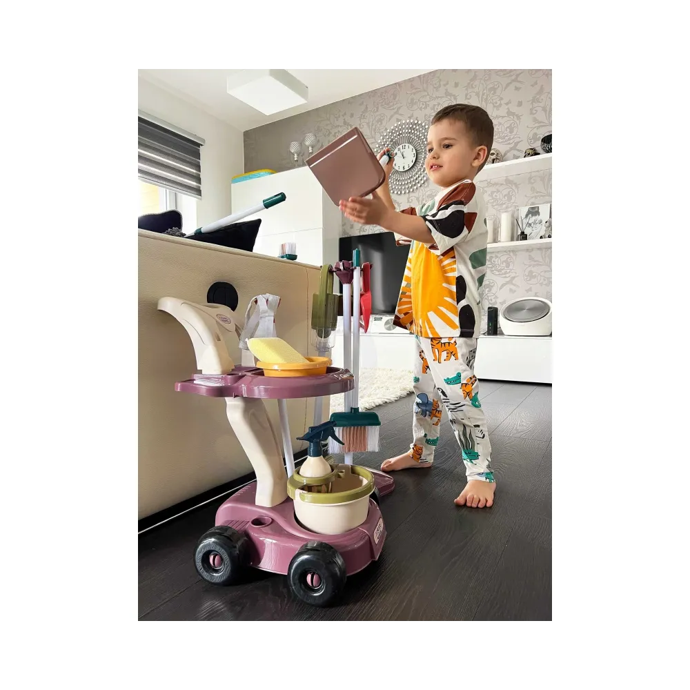 WOOPIE Zestaw do Sprzątania XXL Wózek 3w1 26 el.