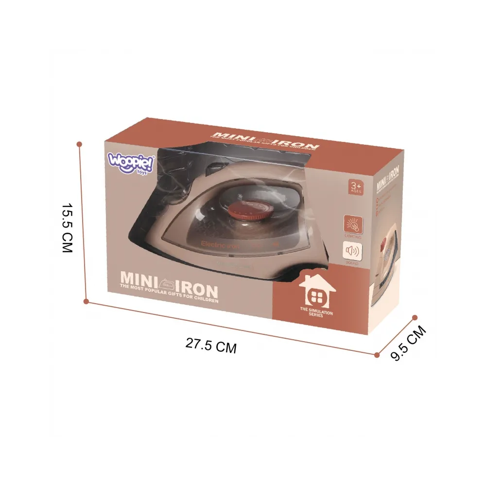 WOOPIE Żelazko ze Spryskiwaczem Światłem i Dźwiękiem dla Dzieci