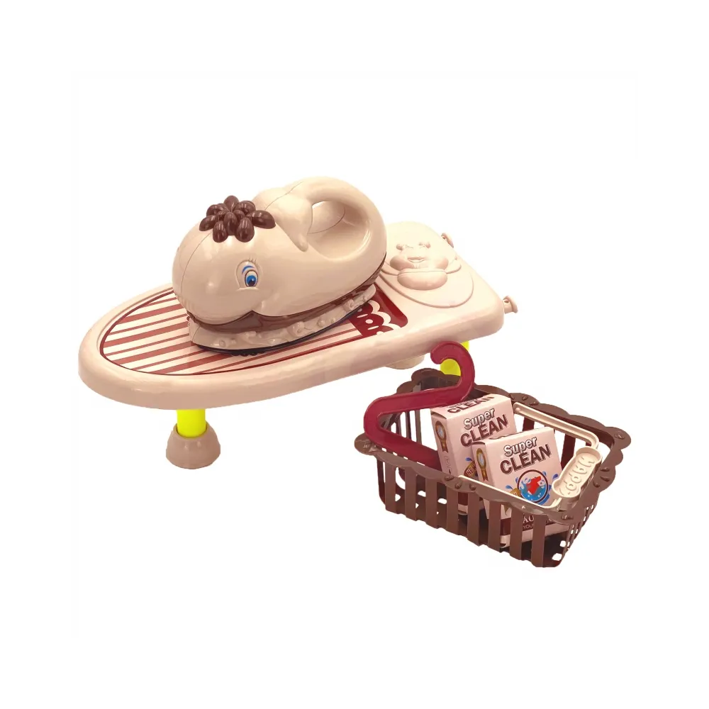 WOOPIE Zestaw do Prasowania 2w1 Deska Żelazko z Muzyką 7 el.