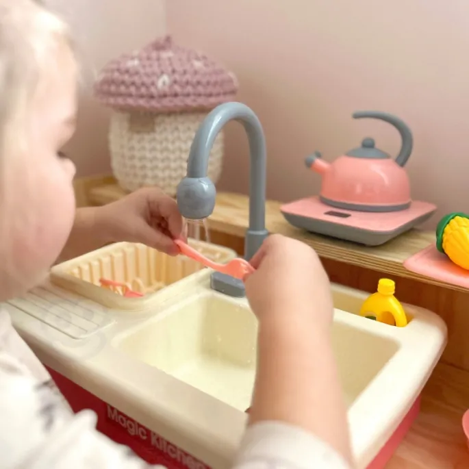 Kolorowy zestaw do nauki zmywania