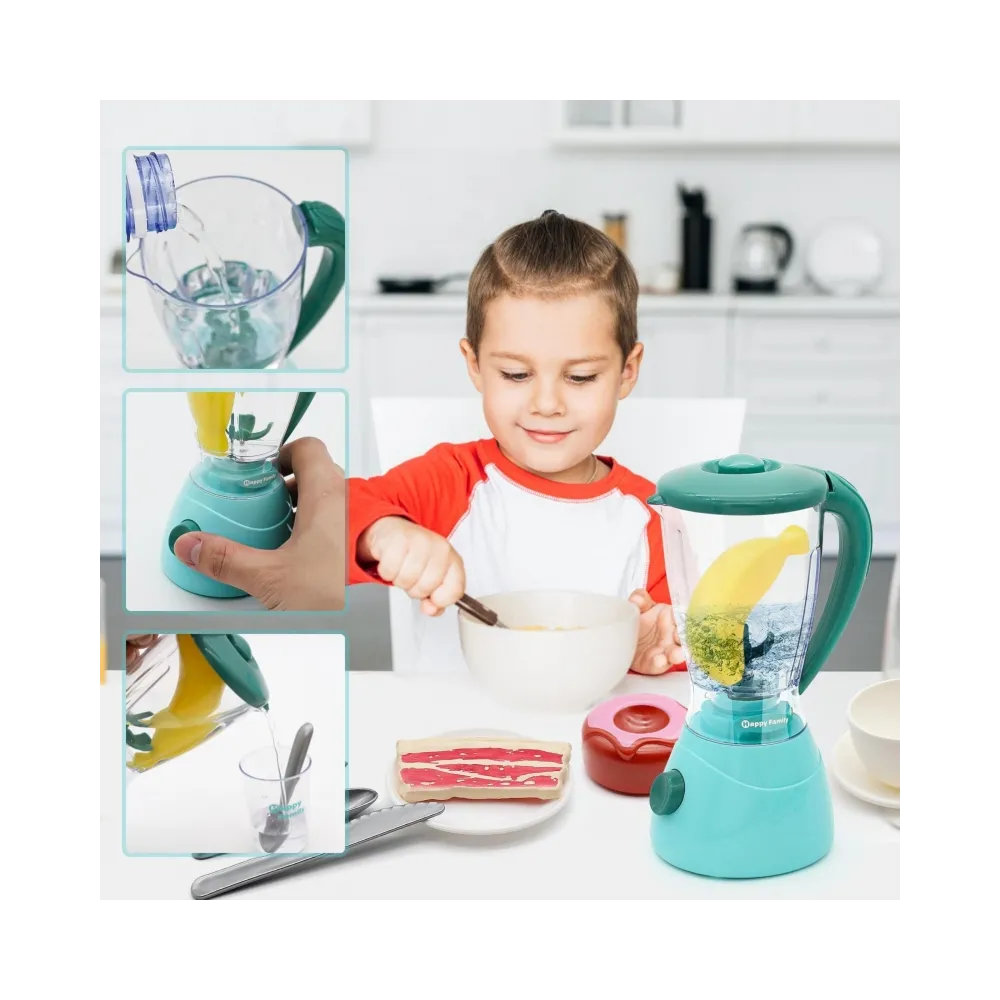 WOOPIE Zestaw AGD 3w1 Ekspres Mikser Blender Efekty Dźwiękowe Świetlne