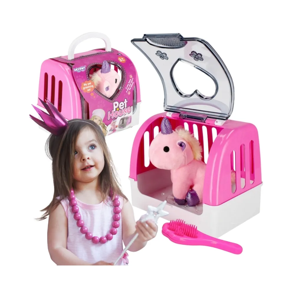 WOOPIE Transporter Domek dla Jednorożca Zestaw do Pielęgnacji