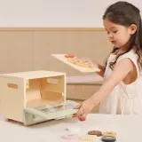 Zestaw akcesoriów do pieczenia dla dzieci: ciasteczka, pizza i mięso