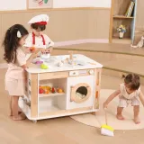 VIGA Centrum Domowe 3w1 z Akcesoriami – Nauka i Zabawa dla Dzieci