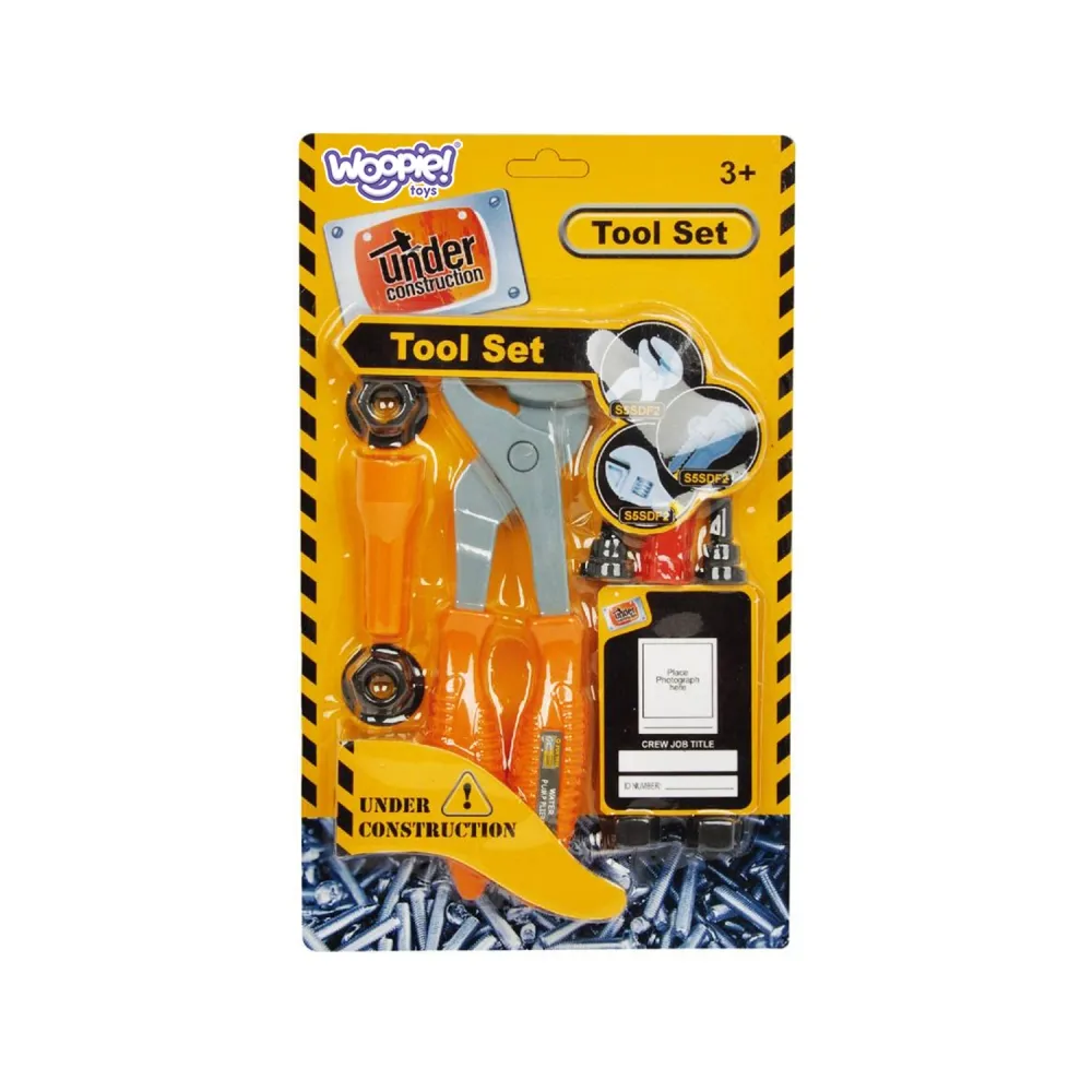 WOOPIE Zestaw Narzędzi Małego Majsterkowicza Szczypce Nastawne