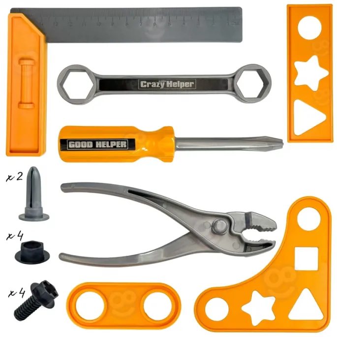 Dziecięce narzędzia do zabawy w budownictwo i bezpieczeństwo