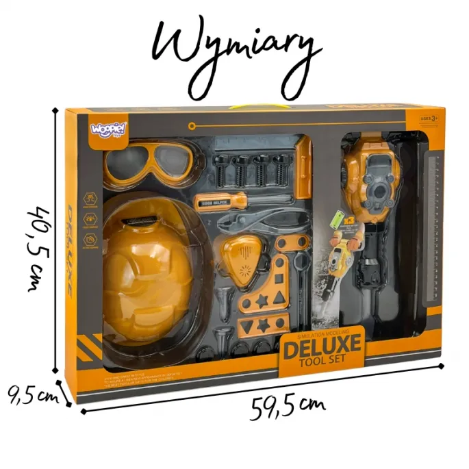Narzędzia do majsterkowania dla dzieci w zestawie WOOPIE