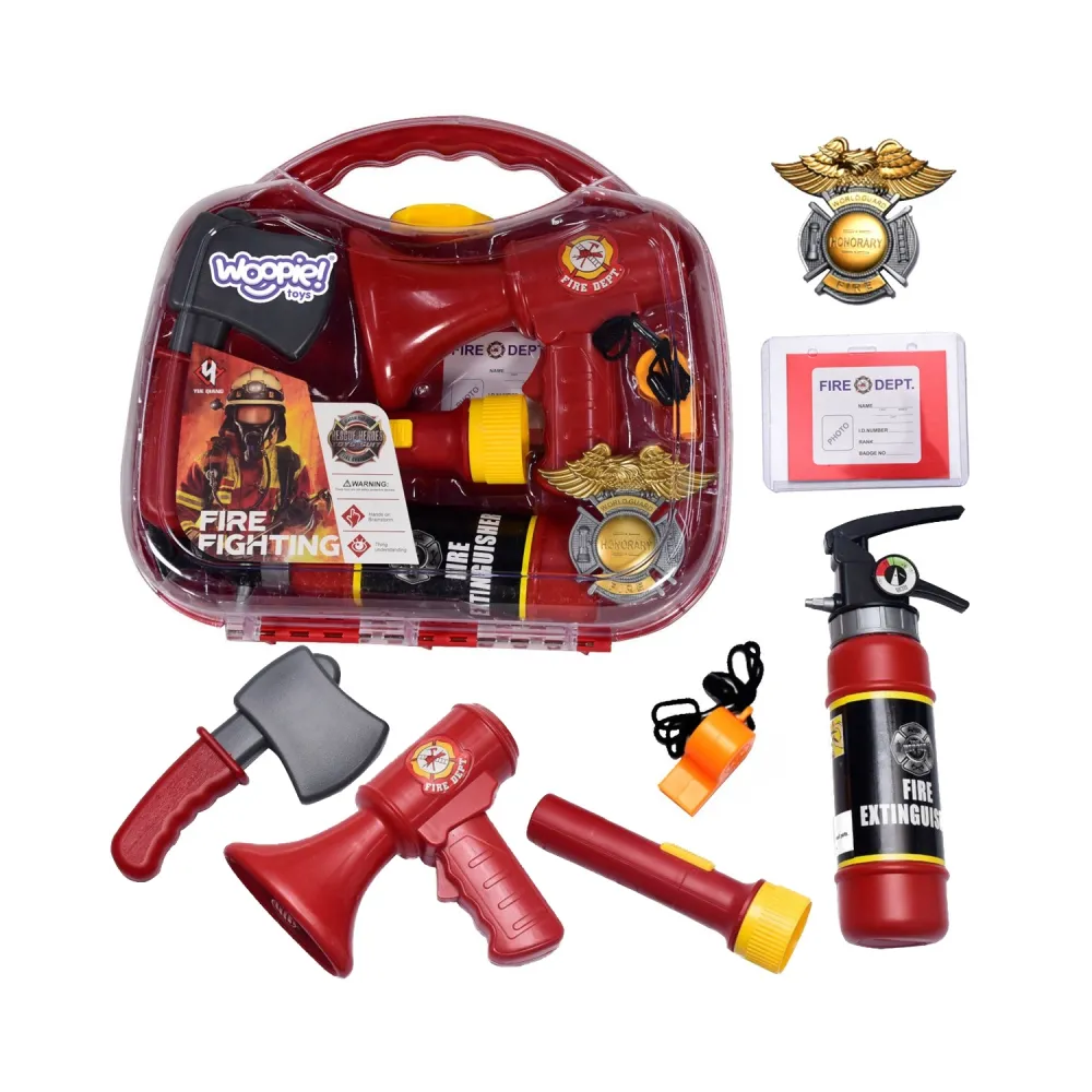 Zestaw Walizka Strażaka z gaśnicą i akcesoriami dla dzieci