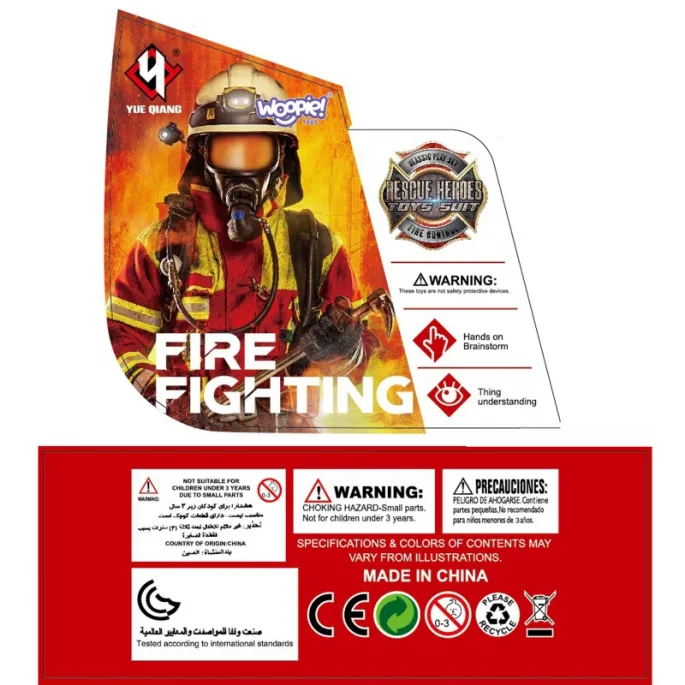 Profesjonalny zestaw dla małych bohaterów straży pożarnej