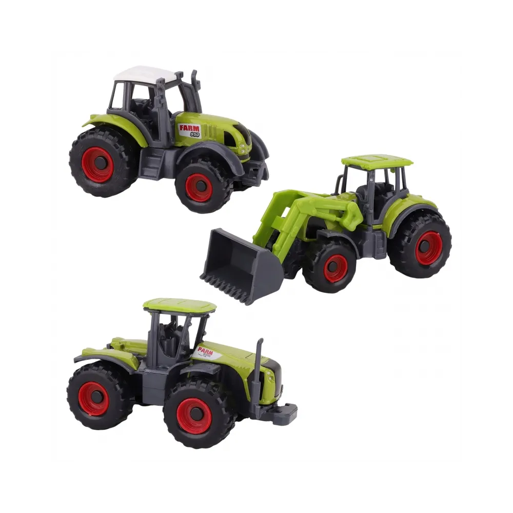 WOOPIE Zestaw Traktorów i Maszyn Rolniczych z Zwierzętami
