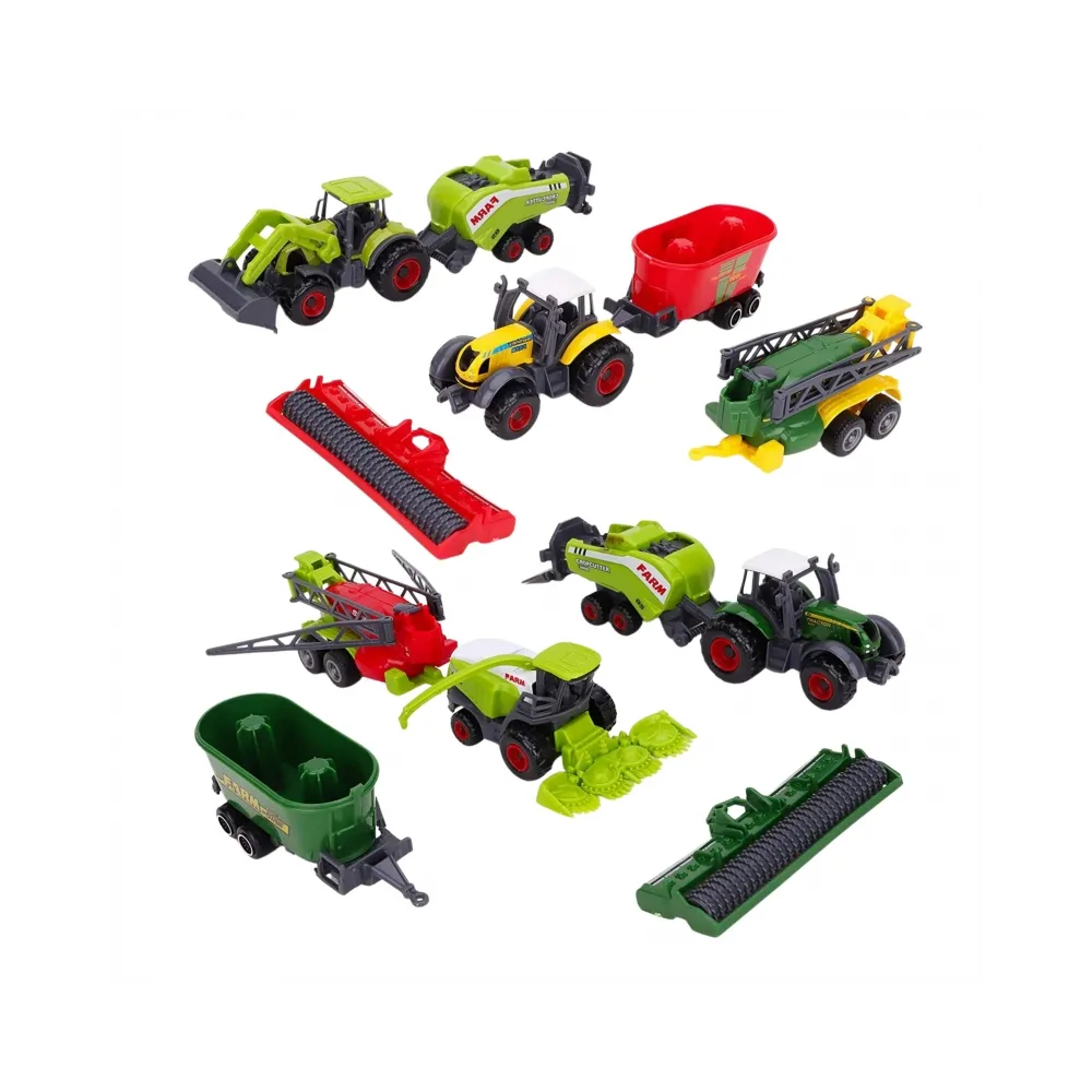 WOOPIE Zestaw Traktorów i Maszyn Rolniczych z Zwierzętami