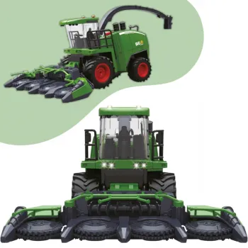 WOOPIE Zdalnie Sterowany Kombajn Rolniczy 1:24 z Efektami Dźwięku, Światła i Dymu