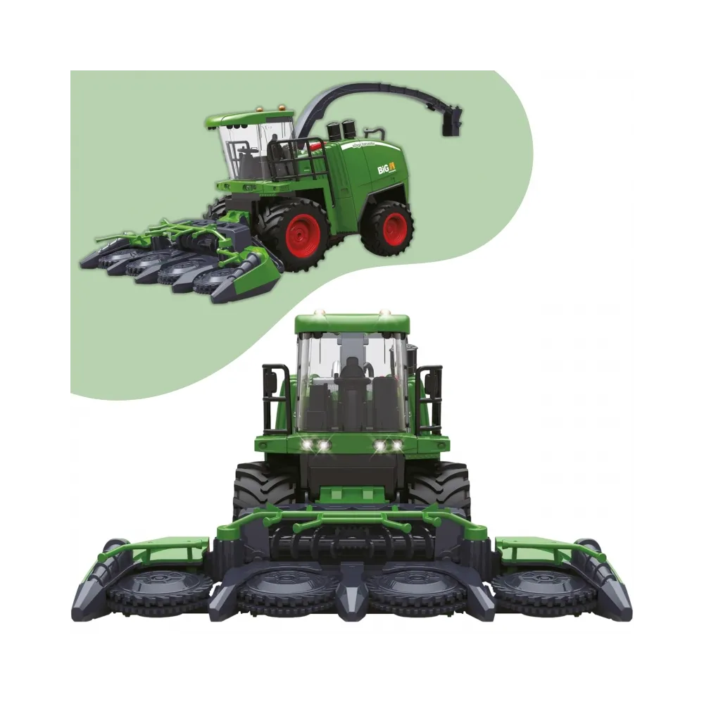 Interaktywny model kombajnu z efektami dźwiękowymi