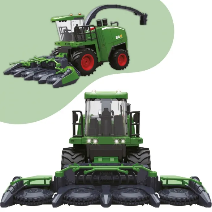 Interaktywny model kombajnu z efektami dźwiękowymi