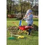 Ergonomiczna taczka dla dzieci w intensywnym czerwonym kolorze