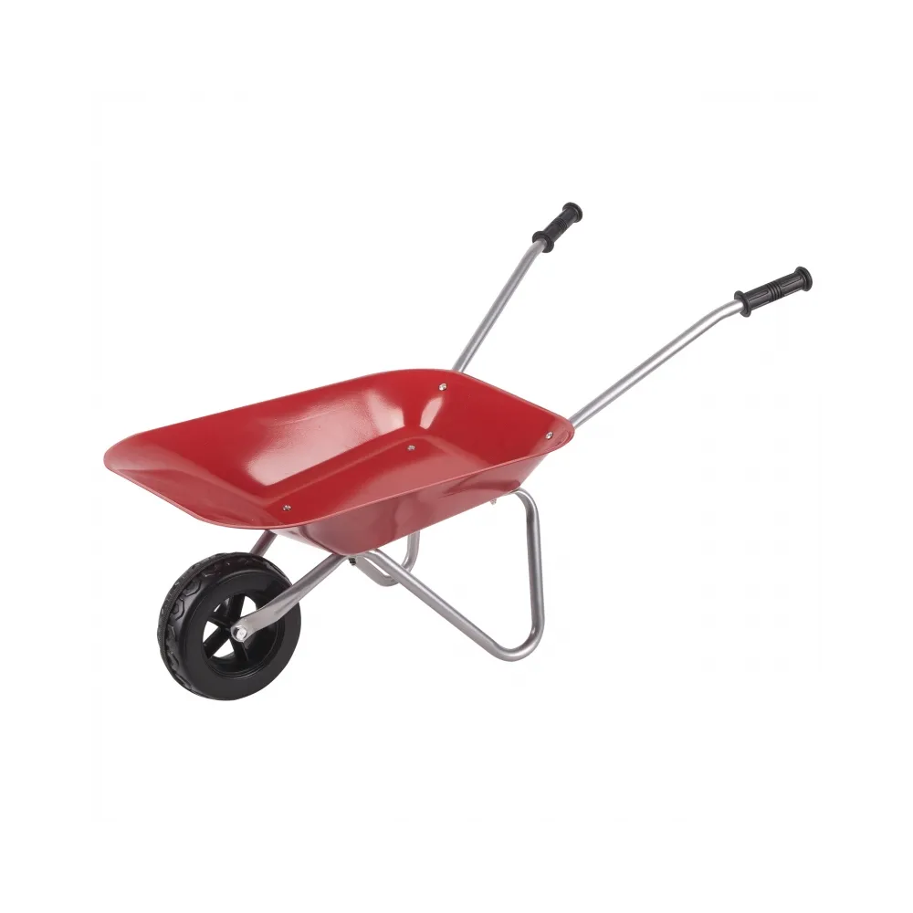 Metalowa taczka ogrodowa dla dzieci do piaskownicy