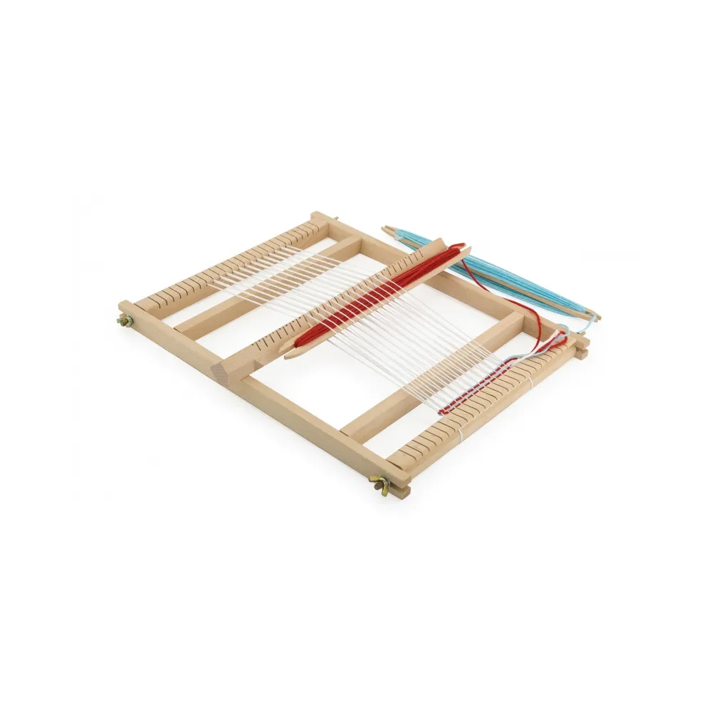 VIGA Drewniane Krosno Warsztat Tkacki Zestaw do tkania Montessori